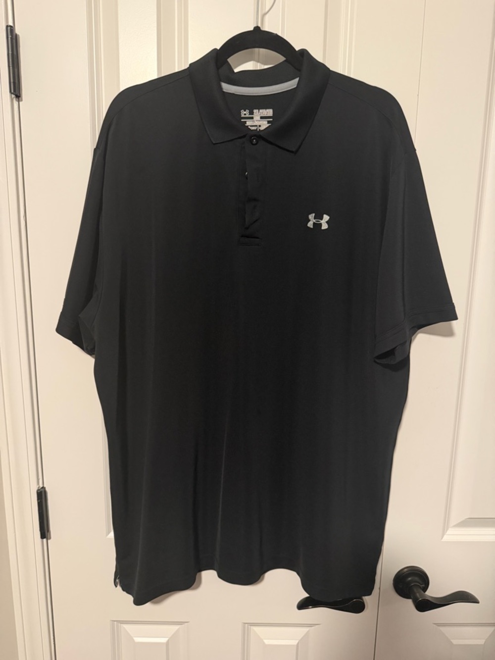 Under Armour Men’s Black Polo with Reflective Logo